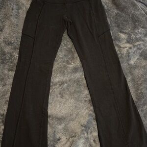 Black Flared Yoga Pants